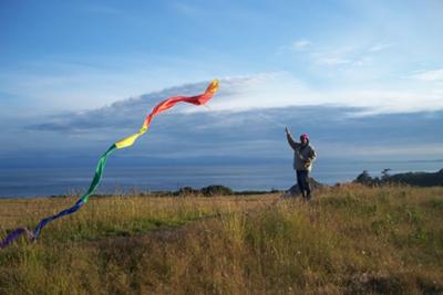 San Juan Island kite flying