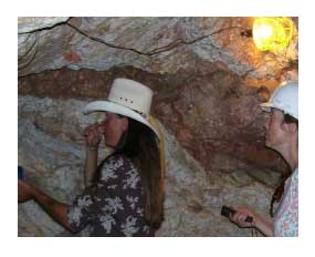 inside an Arizona gold mine