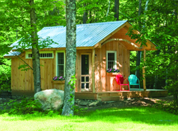 cozy guest cabin by the river