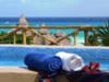 Blue Pearl Suites solarium with ocean view and dip pool