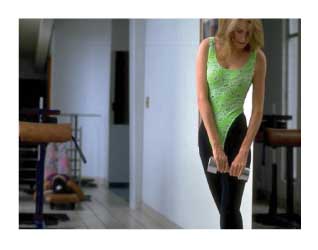 woman with weights at a fitness spa