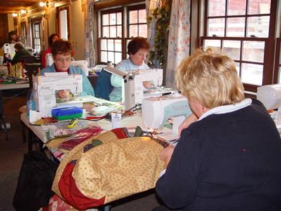 Busy working on quilts.